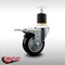 Service Caster 3.5'' SS Black Poly Swivel 1-7/8'' Expanding Stem Caster Total Lock Brake SCC-SSEXTTL20S3514-PPUB-BLK-178 - alternate 2
